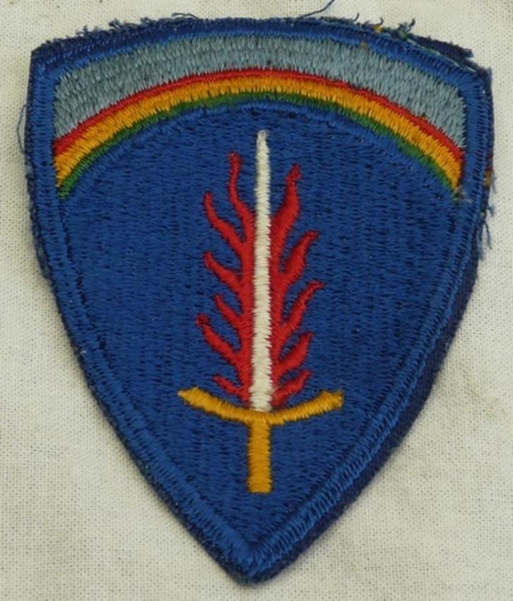 Embleem / Patch US Army Europe Command Headquarters, USAAF., Verzamelen, Militaria | Algemeen, Landmacht, Embleem of Badge, Ophalen of Verzenden