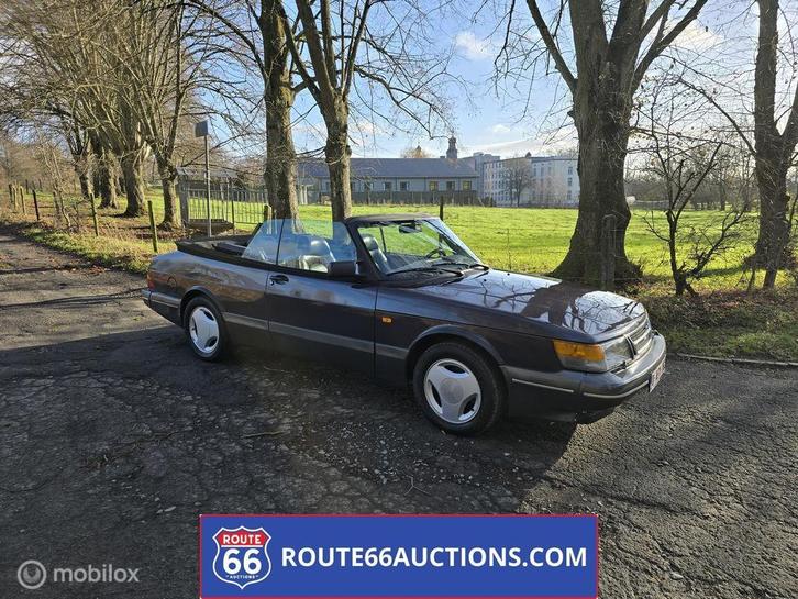 Saab 900 Cabriolet 2.0 Turbo LPT | 1994 | Route 66 Auctions, Autos, Oldtimers & Ancêtres, Entreprise, Achat, Saab, Essence, Autre carrosserie