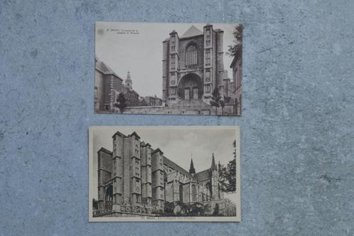 2 cartes postales anciennes Mons, Collections, Cartes postales | Belgique, Affranchie, Hainaut, Enlèvement ou Envoi