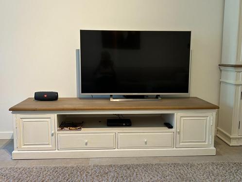 TV-meubel  in landelijke stijl, Huis en Inrichting, Kasten | Boekenkasten, Zo goed als nieuw, Met lade(s), Met deur(en), Met plank(en)