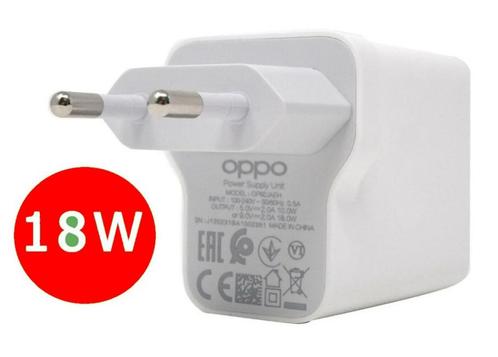 Oppo Oplader 18 Watt - Origineel Model OP92CAEH - 5 Volt 2Am, Telecommunicatie, Mobiele telefoons | Telefoon-opladers, Nieuw, Ophalen of Verzenden