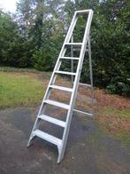 professionele alu trapladder Solide PT07 met 7 treden, Doe-het-zelf en Bouw, Ladders en Trappen, Ophalen, Zo goed als nieuw, Opvouwbaar of Inschuifbaar