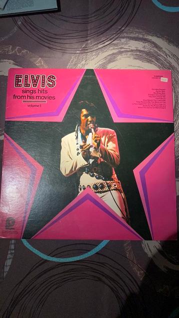 ELVIS lp sings hits from his movies beschikbaar voor biedingen