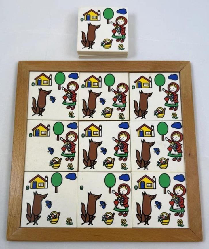 Rolf memory volgorde roodkapje 18-delig schoolmateriaal 28cm, Kinderen en Baby's, Speelgoed | Educatief en Creatief, Zo goed als nieuw