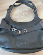 Donkerbruine handtas Nathan, Handtassen en Accessoires, Tassen | Damestassen, Ophalen, Zo goed als nieuw, Handtas