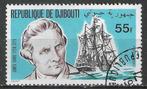 Djibouti 1980 - Yvert 525 - James Cook (ST), Verzenden, Gestempeld