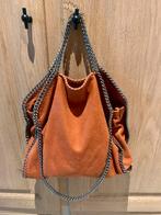 Falabella tas Stella Mc Cartney in oranje/cognac daim, Ophalen, Zo goed als nieuw, Oranje, Schoudertasje