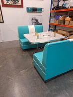 Tafel + 2 banken Belair, Ophalen, Huis en Inrichting