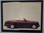 ROLLS-ROYCE CORNICHE 2000 BROCHURE 32 PAGINA'S ENGELSE TEKST, Ophalen of Verzenden, Gelezen, Overige merken