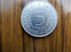 Duitsland 5 mark 1951 J zilver, Postzegels en Munten, Munten | Europa | Niet-Euromunten, Verzenden, Duitsland, Losse munt, Zilver