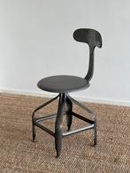 Vintage ijzeren 80s stoel, Antiek en Kunst, Ophalen