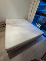 Sommier 160x200 cm avec matelas à ressorts ensachés, Beige, Comme neuf, Enlèvement, 200 cm