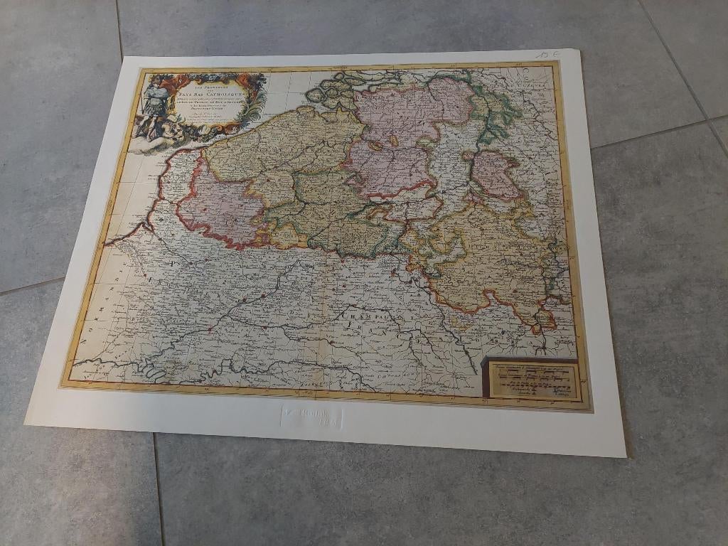 cartographie des provinces des Pays-Bas catholiques, Envoi, Comme neuf