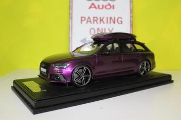Audi RS6 Avant purple Metallic 1/18 Motorhelix beschikbaar voor biedingen