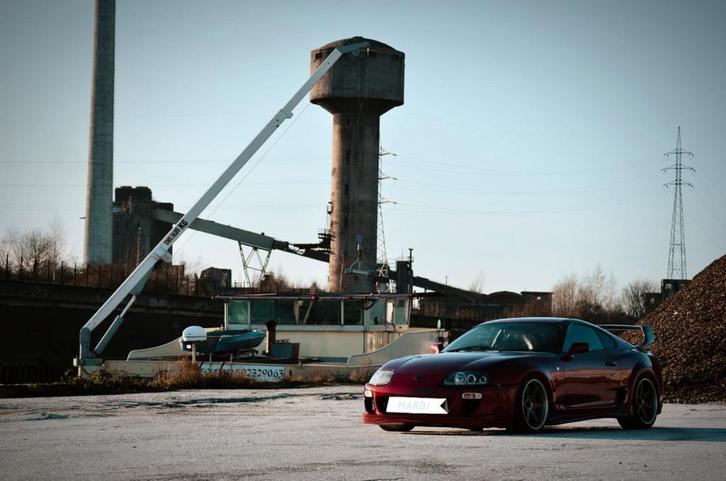 1994- Toyota Supra MK4, Autos, Toyota, Particulier, Supra, Essence, Euro 1, Coupé, 3 portes, Boîte manuelle, Rouge, Noir, Cuir