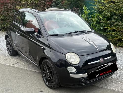 FIAT 500 CABRIOLET /1.2 ESSENCE/CUIR/CLIM/GARANTIE, Auto's, Fiat, Bedrijf, Te koop, 500C, ABS, Adaptieve lichten, Adaptive Cruise Control