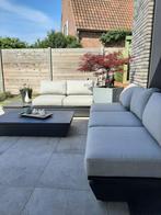 Loungeset, Tuin en Terras, Ophalen, 5 zitplaatsen, Aluminium, Zo goed als nieuw