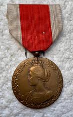 Medaille WO1 Nat. Comite Hulp & Voeding, 14-19, Bronzen Med, Verzamelen, Ophalen of Verzenden, Landmacht, Lintje, Medaille of Wings