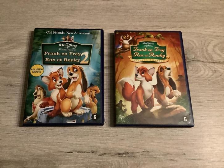 Walt Disney Frank en Frey verschillende DVD'S, Cd's en Dvd's, Dvd's | Tekenfilms en Animatie, Zo goed als nieuw, Europees, Tekenfilm