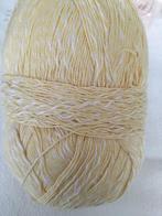 Pelote de laine Solaria 3 Suisses jaune 400gr., Hobby & Loisirs créatifs, Tricot & Crochet, Machine, Utilisé, Enlèvement ou Envoi