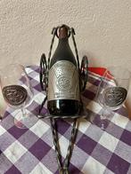 Fles wijn met glazen cote du Bouny, Ophalen of Verzenden