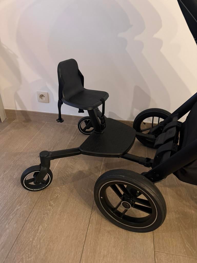 Dubatti One E5 Kinderwagen 2-in-1 zwart te koop, Kinderen en Baby's, Nieuw, Verstelbare duwstang, Combiwagen, Ophalen