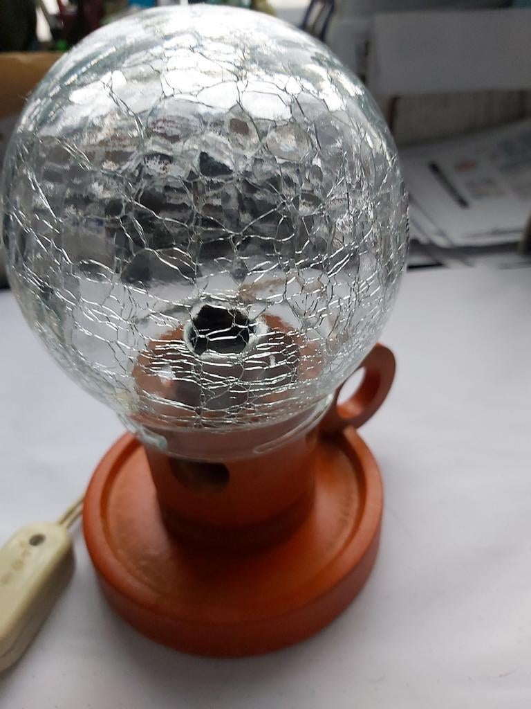 Vintage abat jour orange, Enlèvement ou Envoi, Comme neuf