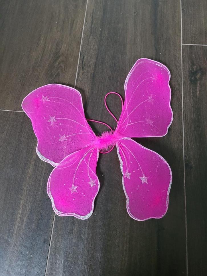 Deguisement enfant ailes princesse papillon ou princesse des, Kinderen en Baby's, Carnavalskleding en Verkleedspullen, Gebruikt