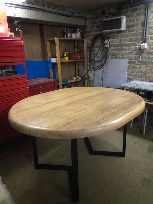 Table en chêne massif – Pièce unique, Huis en Inrichting, Tafels | Salontafels, Nieuw, 50 tot 75 cm, 100 tot 150 cm, 100 tot 150 cm