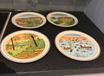 4 Villeroy en Boch Naif borden. 4 Seizoenen Laplau, Antiek en Kunst, Antiek | Servies los, Ophalen