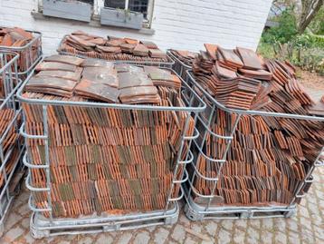 Tegelpannen - sterreberg, Doe-het-zelf en Bouw, Ophalen, Gebruikt, Steen of Klei, 15 m² of meer
