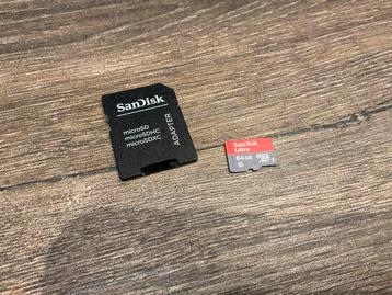 SD geheugenkaart 64 GB Sandisk Ultra beschikbaar voor biedingen