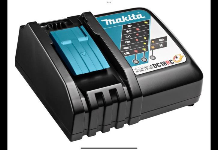 Makita DC18RC lader, Doe-het-zelf en Bouw, Gereedschap | Machine-onderdelen en Toebehoren, Nieuw, Ophalen of Verzenden