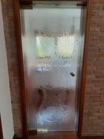 2 portes en verre vintage - Designer italien, Enlèvement, Verre