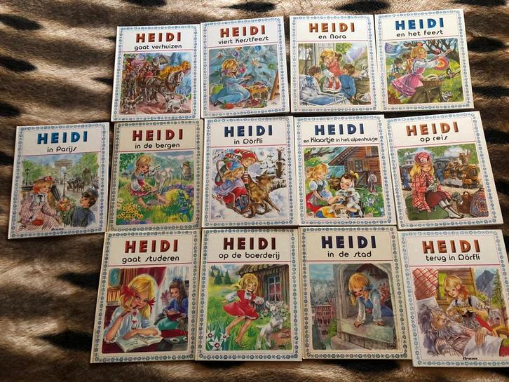 13 boeken Heidi, Boeken, Kinderboeken | Jeugd | 10 tot 12 jaar, Zo goed als nieuw, Ophalen of Verzenden