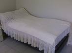 Gehaakte sprei - 2,15 m x 1,90 m - Handgemaakt uit 100% ecru, Ophalen of Verzenden