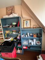 2 Bibliothèques IKEA bleu gris, Autres matériaux, Moins de 25 cm, Utilisé, 50 à 100 cm