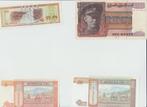 Setje van 4 Bankbiljetten Azie, Postzegels en Munten, Setje, Ophalen of Verzenden