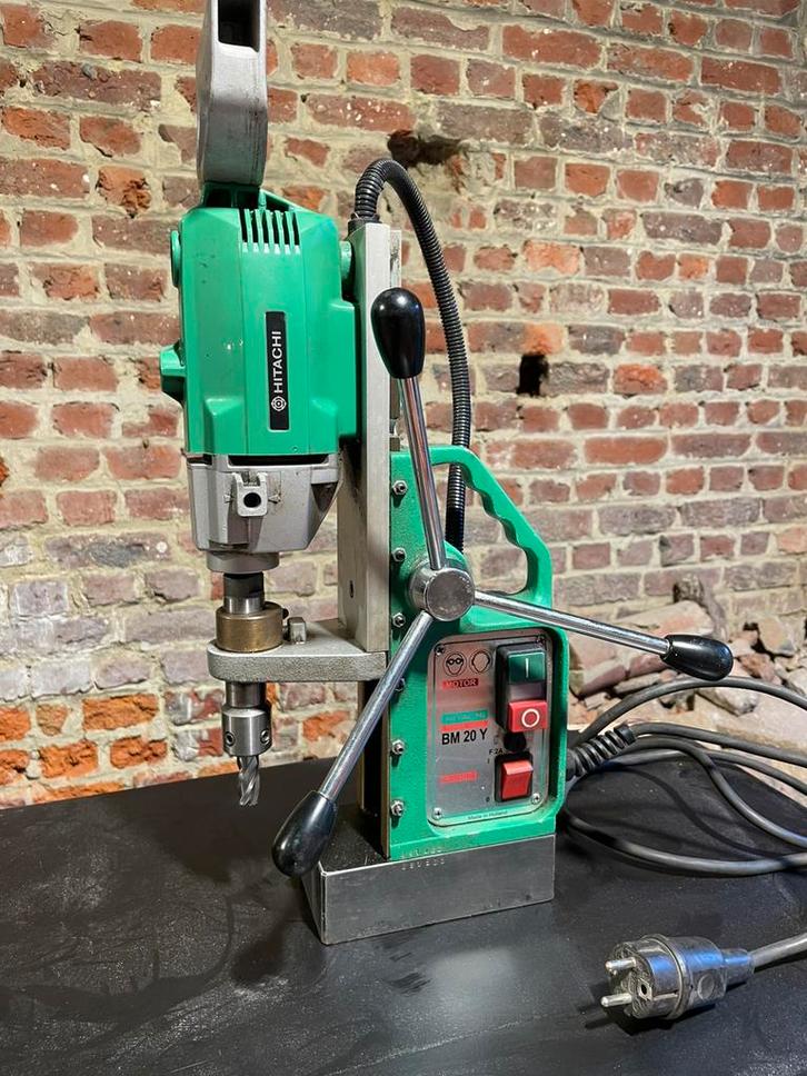 Magneetboor D13 hitachi/ hikoki, Doe-het-zelf en Bouw, Gereedschap | Freesmachines, Gebruikt, Elektrisch, Overige soorten, Ophalen
