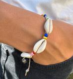 Armband met kaurischelpen, Overige materialen, Sarahberlemont@outlook.com, Bohêmia, Belgique