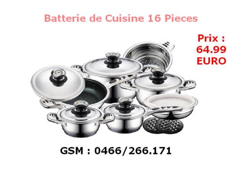 16 Differents Set de Casserole a Vendre, Maison & Meubles, Cuisine | Casseroles & Poêles, Neuf, Ensemble de casseroles, Inox, Plaques à induction