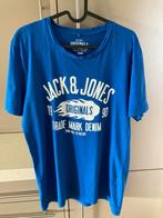 Jack & Jones T-shirt maat Large, Bleu, Porté, Enlèvement ou Envoi, Taille 52/54 (L)
