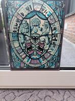 Beschilderde glasplaat, Antiek en Kunst, Curiosa en Brocante, Ophalen