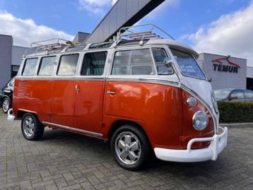 VW T1 Samba  + Safari Windows  NIEUWSTAAT disponible aux enchères