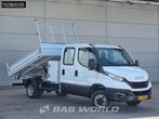 Iveco Daily 35C16 3.0L Open Laadbak met Kist Dubbel Cabine D, Auto's, Bestelwagens en Lichte vracht, Stof, Gebruikt, Euro 6, Iveco