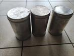 Oude metalen dozen, Ophalen, Gebruikt