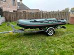 Rib+motor+trailer, Watersport en Boten, Ophalen, Zo goed als nieuw