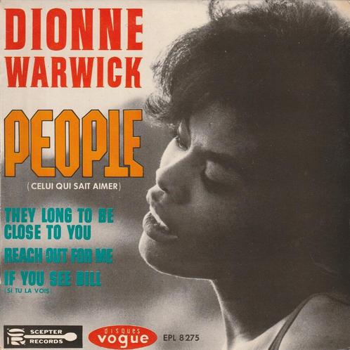 Dionne Warwick - People + 3 andere - %, Cd's en Dvd's, Vinyl Singles, Gebruikt, EP, R&B en Soul, 7 inch, Verzenden