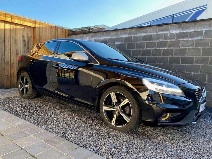 Volvo V40 2.0 D2 R-Design Led Navi Leder BT Pdc Facelift, Auto's, Volvo, Bedrijf, Te koop, V40, ABS, Airbags, Airconditioning