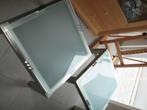 table basse en acier inoxydable, Comme neuf, Métal, 50 à 100 cm, 50 à 100 cm